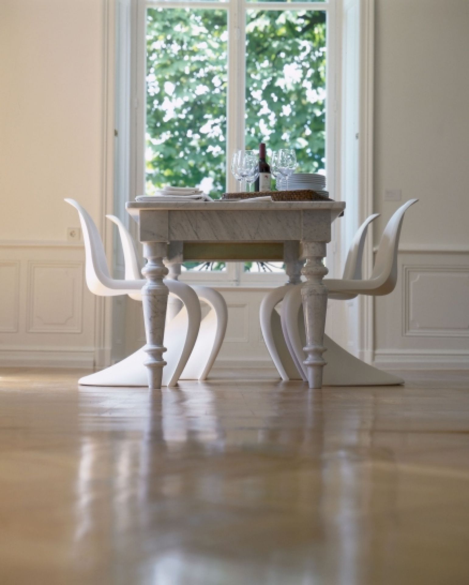 Panton Chair Plastic Vitra NEW HEIGHT | White | VITRA 44003504